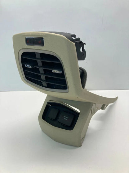 13-16 LINCOLN MKZ RR CENTER CONSOLE A/C VENT COVER TRIM W/ HEATED SEATS SWITCH