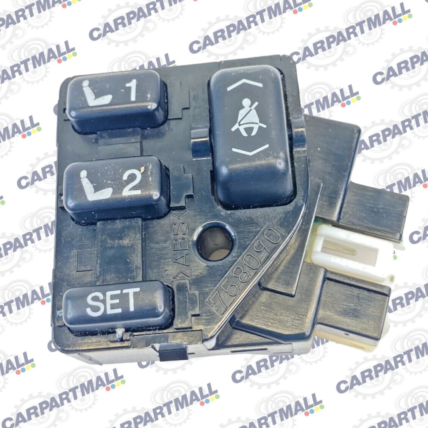 95-00 LEXUS LS400 FRONT LEFT SEAT MEMORY POSITION SEAT BELT ADJUSTMENT SWITCH