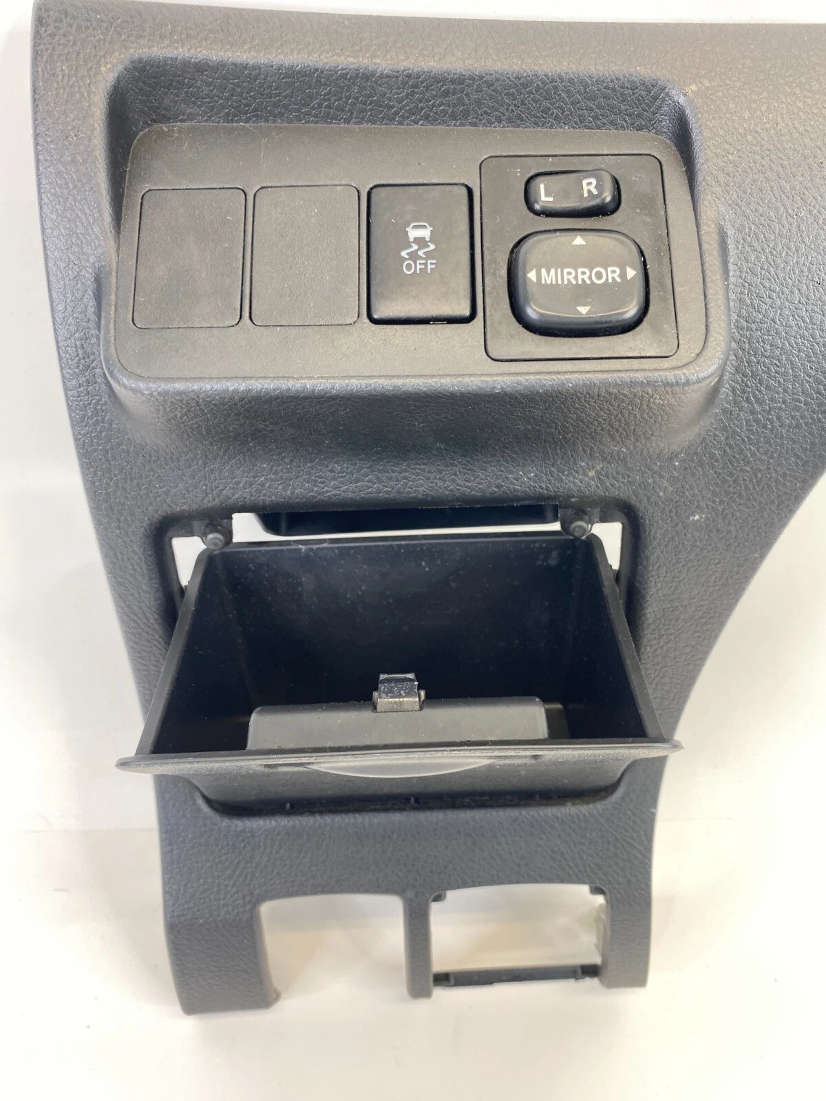 09 10 TOYOTA COROLLA DASH PANEL TRIM BEZEL & POCKET W/ MIRROR SWITCH 55432-02210