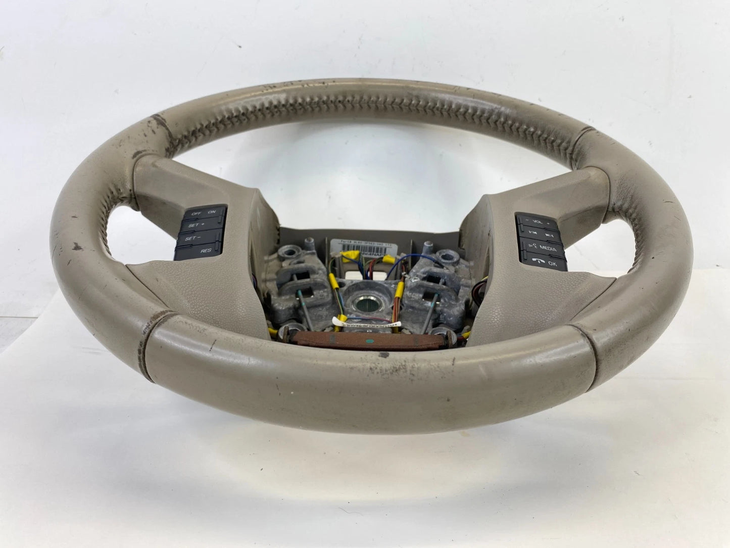 2009-2012 FORD ESCAPE STEERING WHEEL W/ PHONE AUDIO & CRUISE CONTROL SWITCH OEM