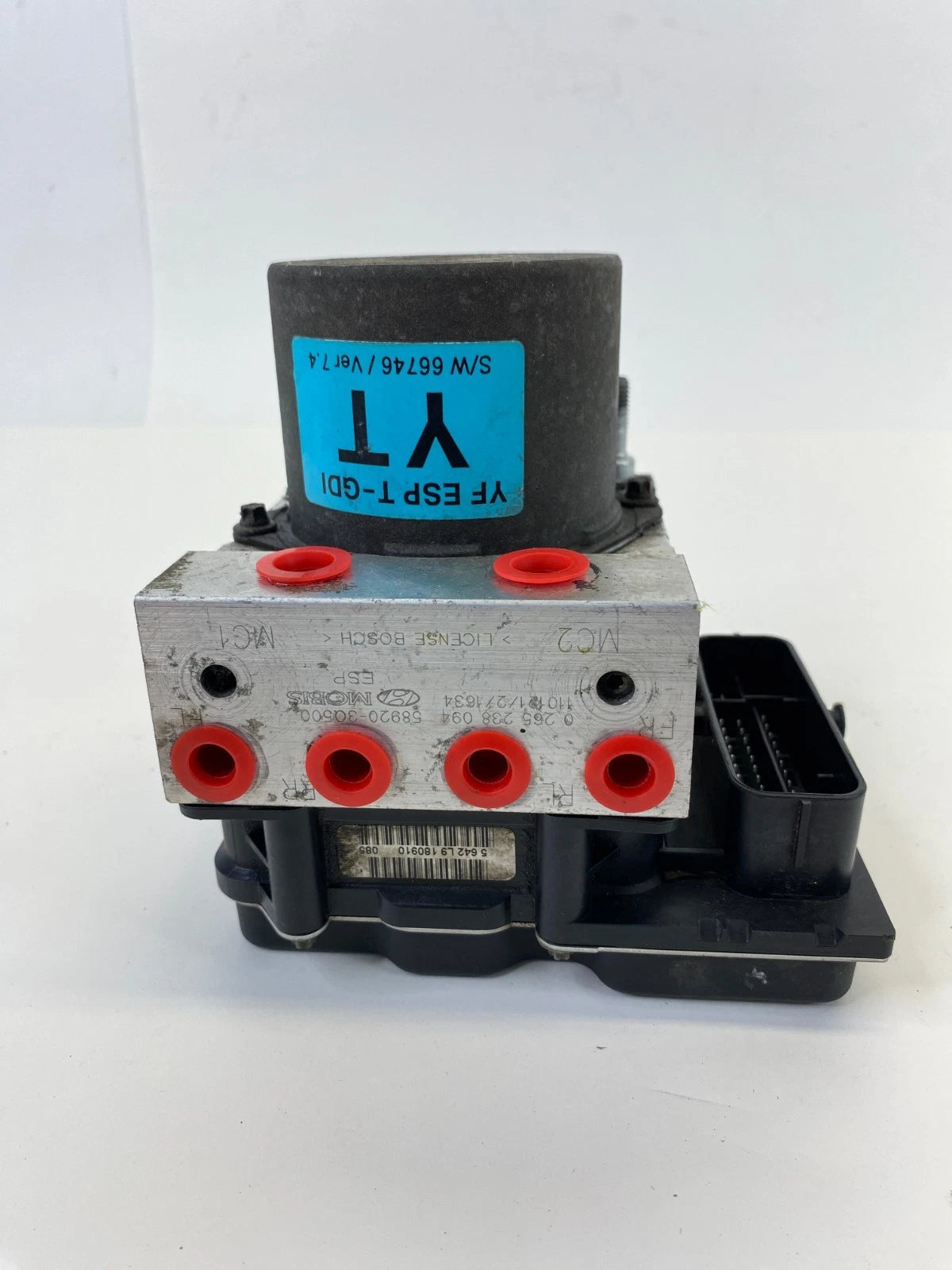 2011-2014 HYUNDAI SONATA 2.4L A/T ABS PUMP ANTI LOCK BRAKE MODULE 589203Q500 OEM