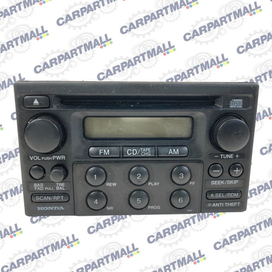 99-01 Honda Odyssey Radio AM FM CD Audio Stereo Receiver Player 39100-S84-A200