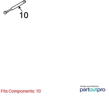 04-07 BMW 530I LEFT & RIGHT HOOD SHOCK STRUTS LIFT SUPPORT SET 51237008745 OEM