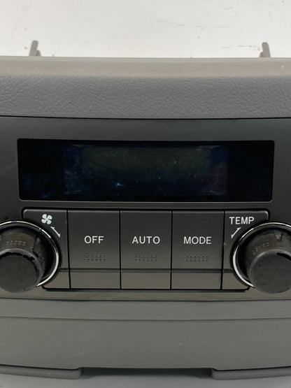 08-10 Toyota Highlander Rear AC Heater Temperature Climate Control W/ Cup Holder