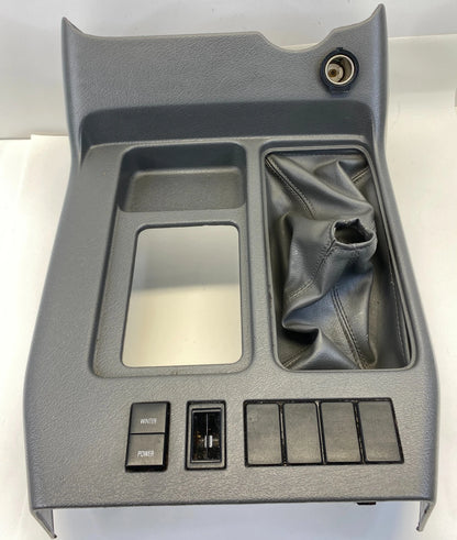 19-02 ISUZU TROOPER CENTER CONSOLE SHIFTER TRIM BEZEL W/ WINTER POWER SWITCH OEM
