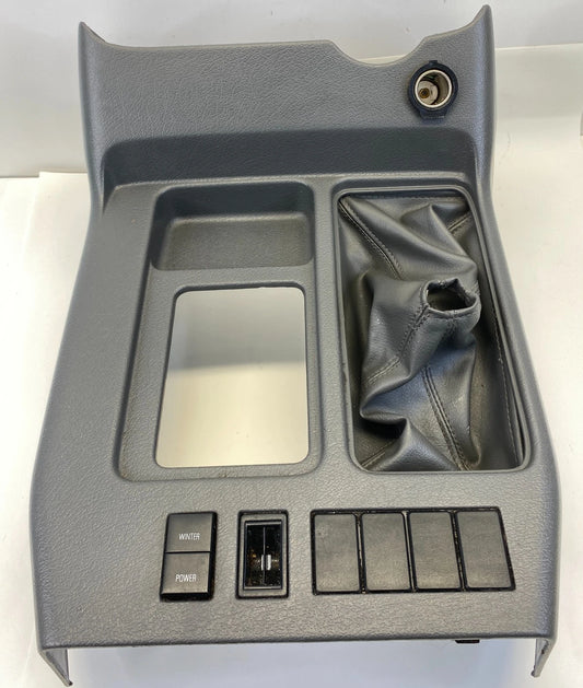 19-02 ISUZU TROOPER CENTER CONSOLE SHIFTER TRIM BEZEL W/ WINTER POWER SWITCH OEM