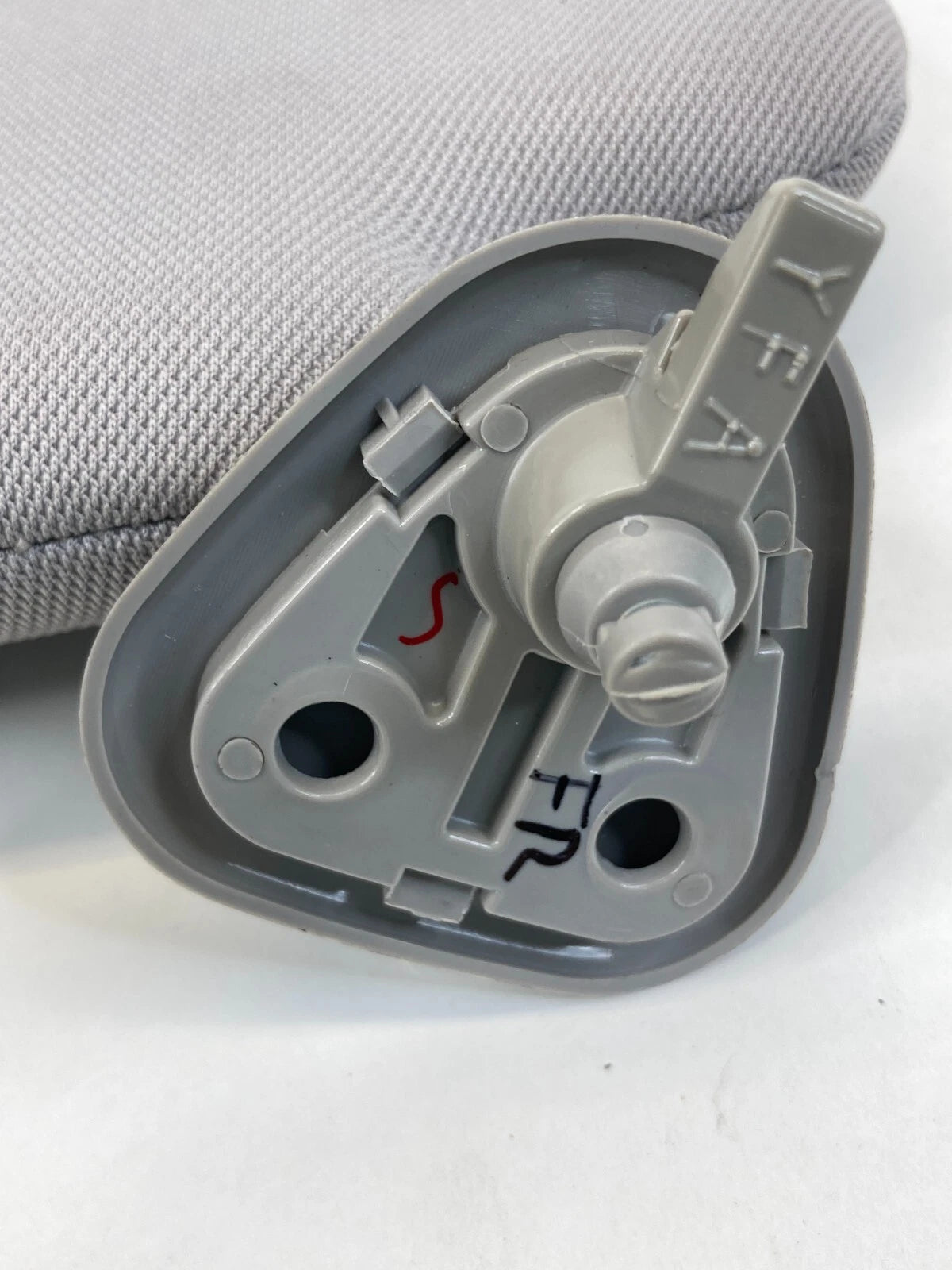 2011-2014 HYUNDAI SONATA W SUNROOF RIGHT PASSENGER SIDE SUNVISOR SUN VISOR GRAY