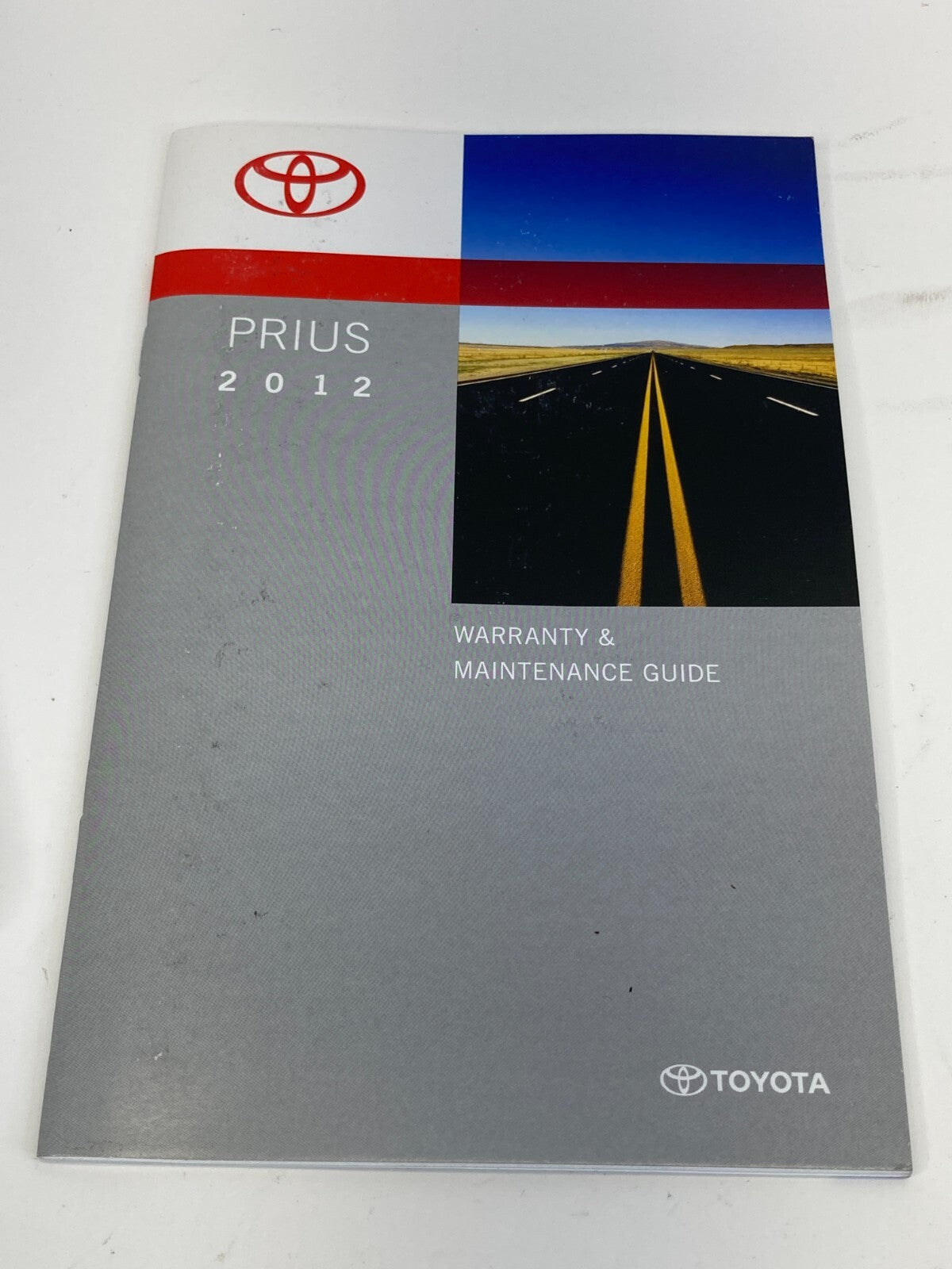 2012 Toyota Prius Owners Owner's Manual Warranty Guide Navigation System Guide