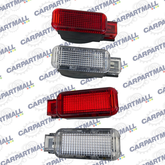 2009-2016 Audi A4 Quattro Interior Footwell Warning Lamp Light Set of 4 OEM