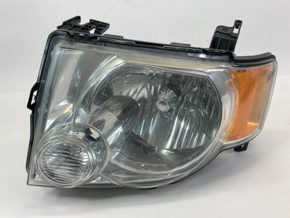 09-12 FORD ESCAPE LEFT DRIVER HEADLIGHT BLACK APPEARANCE PACKAGE 9L8J-13008A OEM