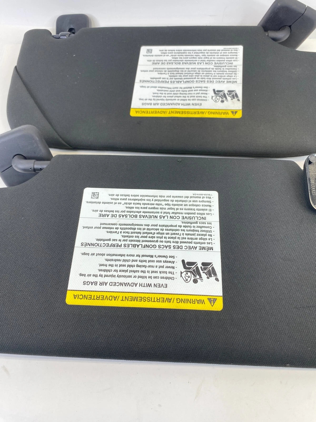 2013-2019 Ford Taurus Roof Sunvisor Sun Visor Shade Left & Right Set OEM