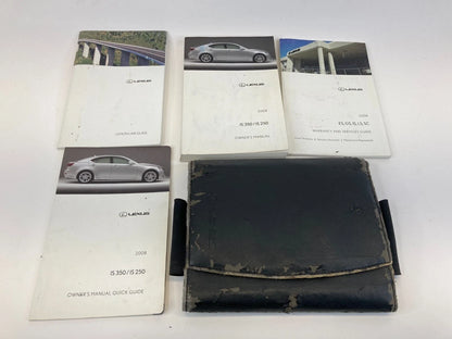 2008 LEXUS IS250 BASE 2.5L V6 OWNER'S OWNERS MANUAL GUIDE BOOK W/ CASE OEM
