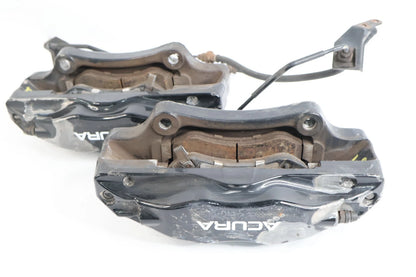 2007 2008 ACURA TL TYPE-S FRONT LEFT & RIGHT 4 PISTON DISC BRAKE CALIPER PAIR