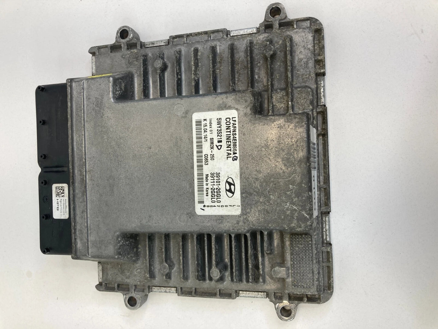 2015 HYUNDAI SONATA 2.4L L4 AT ENGINE COMPUTER CONTROL MODULE 39101-2GGL0 OEM