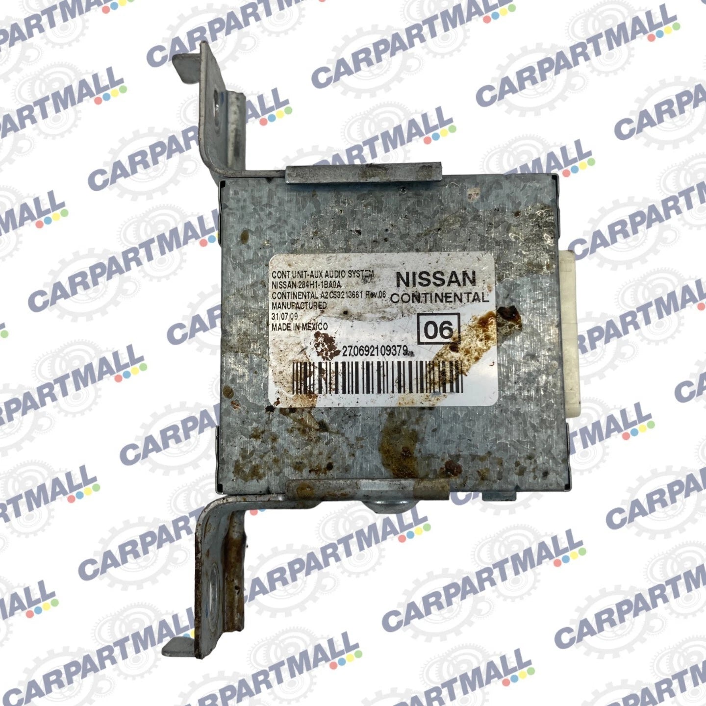 2009 2010 NISSAN MURANO AUX AUXILIARY AUDIO COMPUTER CONTROL MODULE 284H1-1BA0A