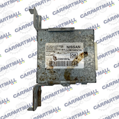 2009 2010 NISSAN MURANO AUX AUXILIARY AUDIO COMPUTER CONTROL MODULE 284H1-1BA0A