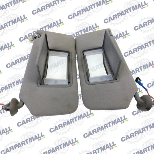 10 11 HONDA ACCORD CROSSTOUR LEFT & RIGHT SUNVISOR SUN VISOR SET W/ ILLUMINATION