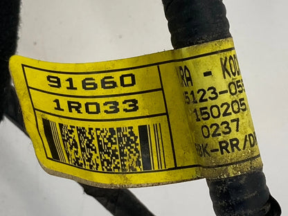 2012-2017 HYUNDAI ACCENT REAR RIGHT SIDE DOOR WIRE WIRING HARNESS 91660-1R033
