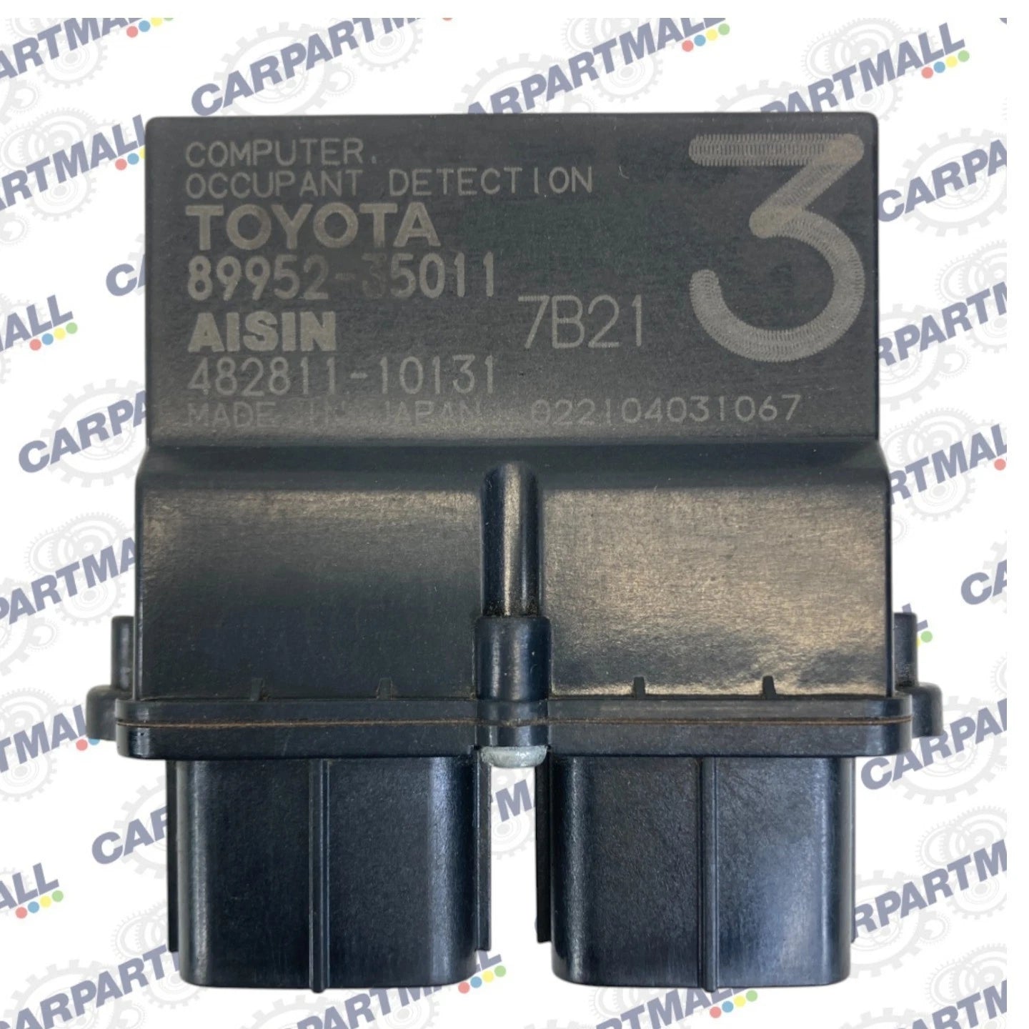 06-08 TOYOTA COROLLA 1.8L AT OCCUPANT DETECTION SENSOR COMPUTER 89952-35011 OEM