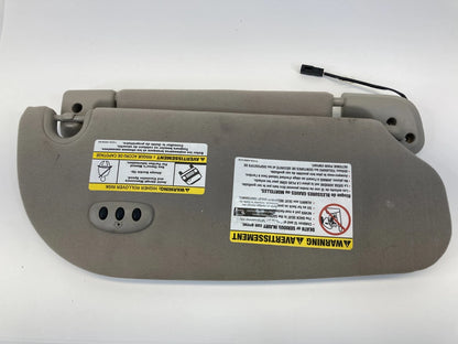 07-09 FORD EXPEDITION FRONT LEFT SUNVISOR SUN VISOR SHADE W/ ILLUMINATE MIRROR