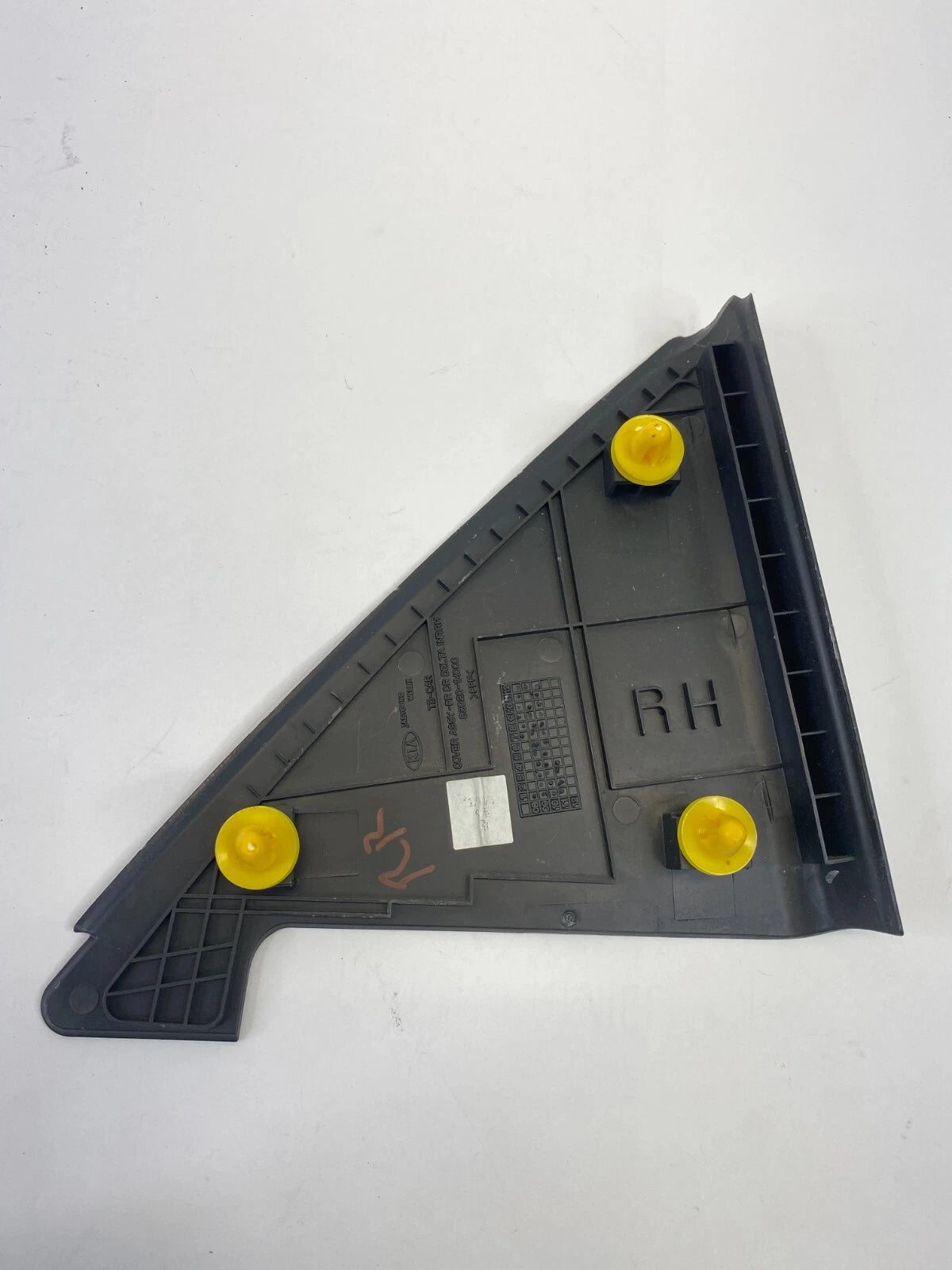 2010-2013 KIA FORTE FORTE REAR RIGHT INNER DOOR CORNER COVER TRIM 839201M000 OEM
