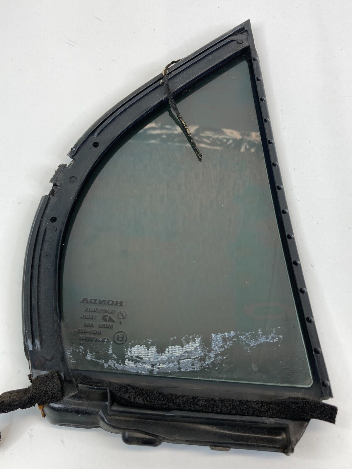 1996-2000 Honda Civic Sedan Rear Left Back Side Door Fixed Quarter Window Glass