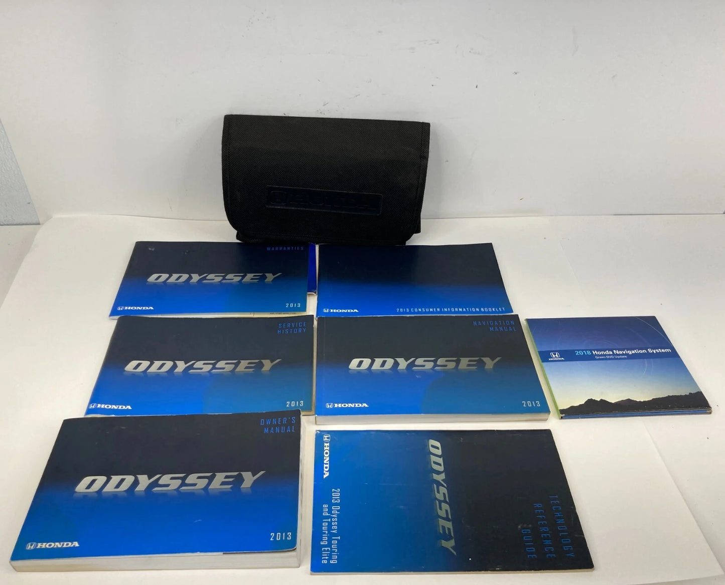 2013 HONDA ODYSSEY TOURING OWNERS MANUAL NAVIGATION BOOK INFORMATION SET W/ CASE