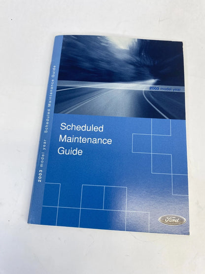 2003 FORD EXPLORER OWNERS MANUAL WARRANTY MAINTENANCE BOOK W/ CASE OEM