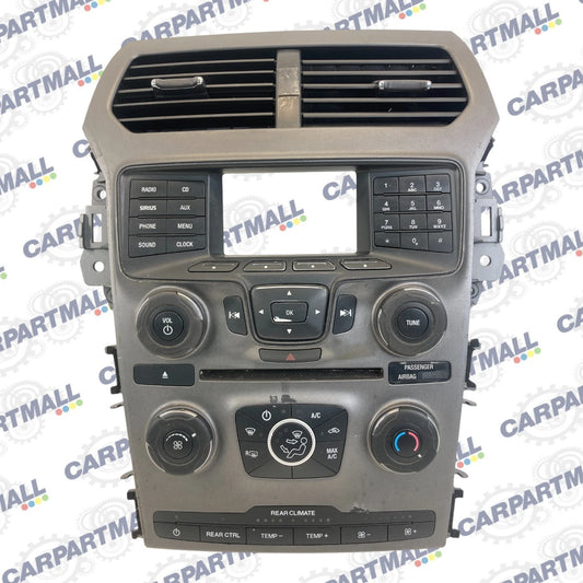 2011-2015 FORD EXPLORER DASH CD RADIO & CLIMATE CONTROL FACEPLATE PANEL TRIM