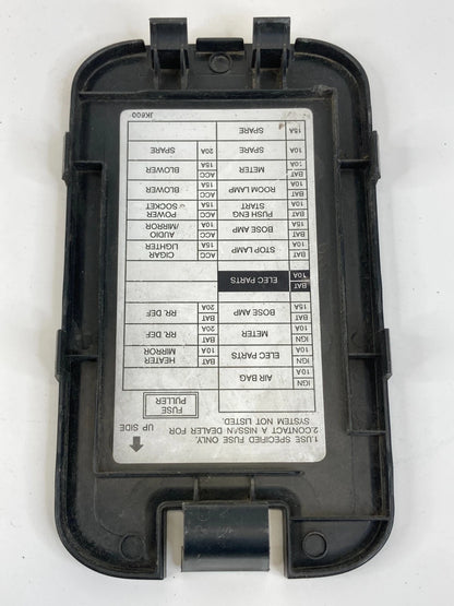 2007 2008 INFINITI G35 X SEDAN 3.5L V8 A/T FRONT FUSE BOX DOOR LID COVER OEM