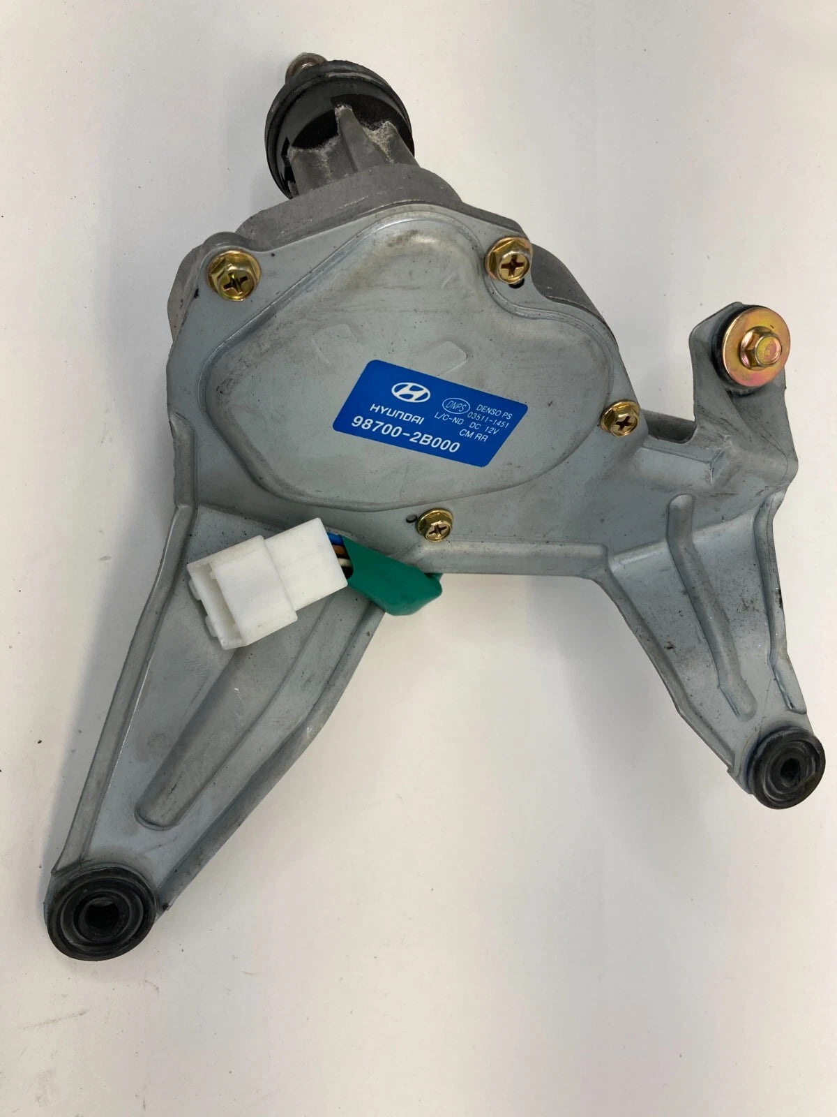 2007-2012 HYUNDAI SANTA FE SUV 3.3L REAR WINDSHIELD WIPER POWER MOTOR 987002B000