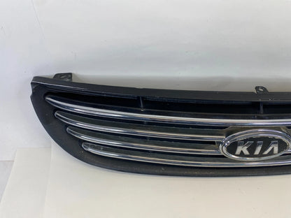 06 07 08 KIA OPTIMA FR BUMPER UPPER GRILL GRILLE CHROME W EMBLEM 86350-2G100 OEM