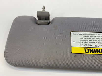 2011-2014 Hyundai Sonata Left Driver Sunvisor Sun Visor Cloth Gray OEM