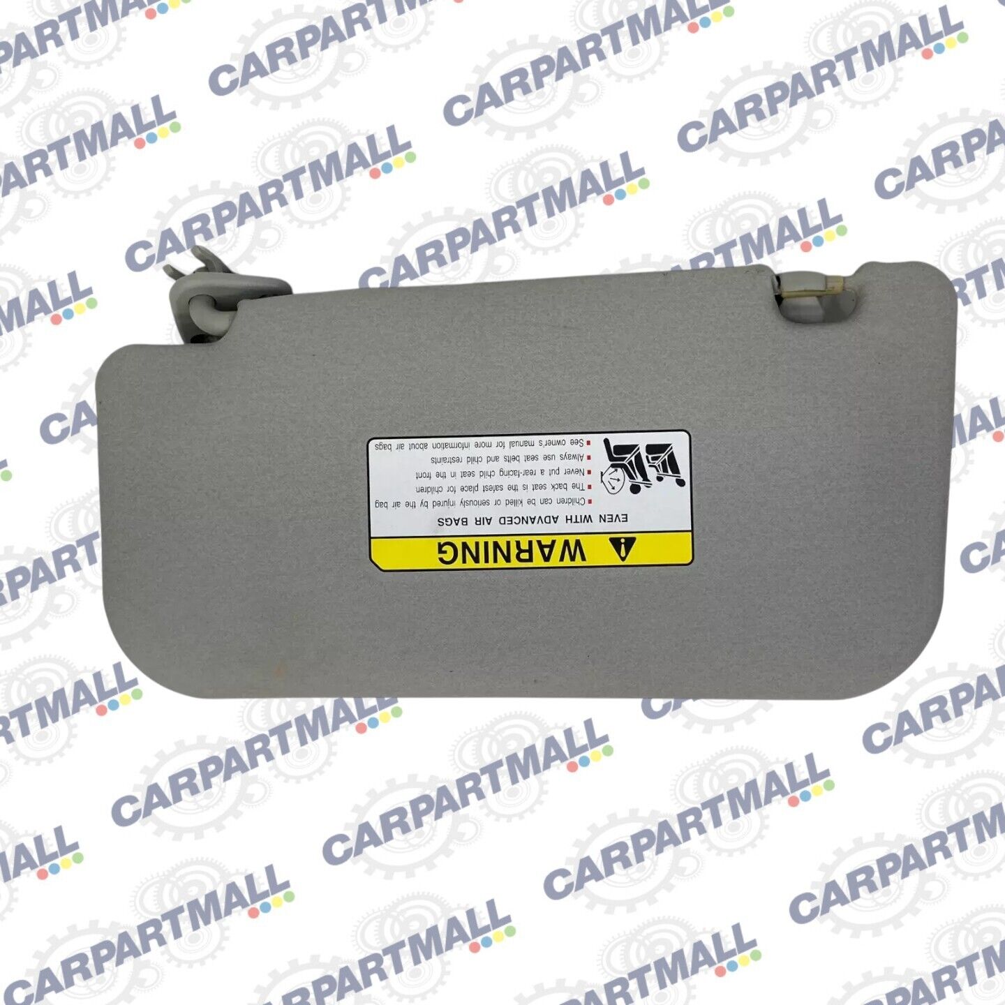 2008-2015 Mitsubishi Lancer Front Right Passenger Sunvisor Sun Visor Shade Grey