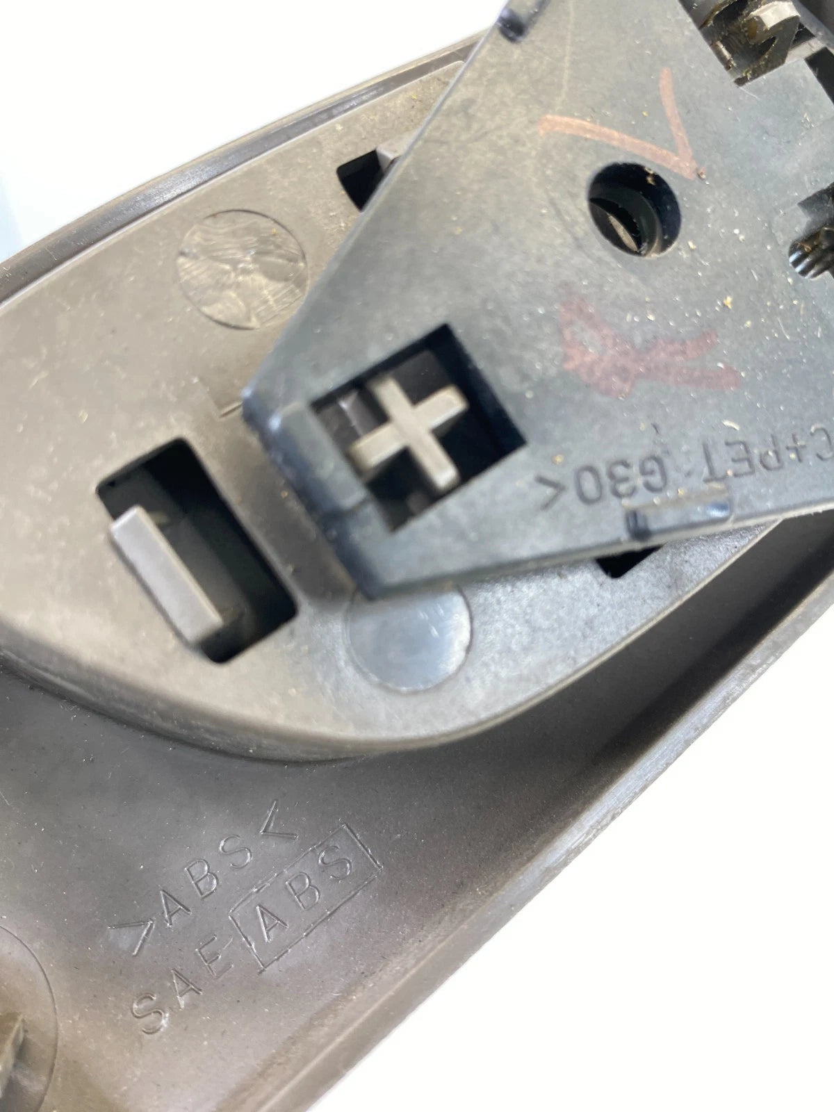 1998-2005 LEXUS GS300 REAR LEFT SIDE INTERIOR INNER DOOR HANDLE W/ BEZEL OEM