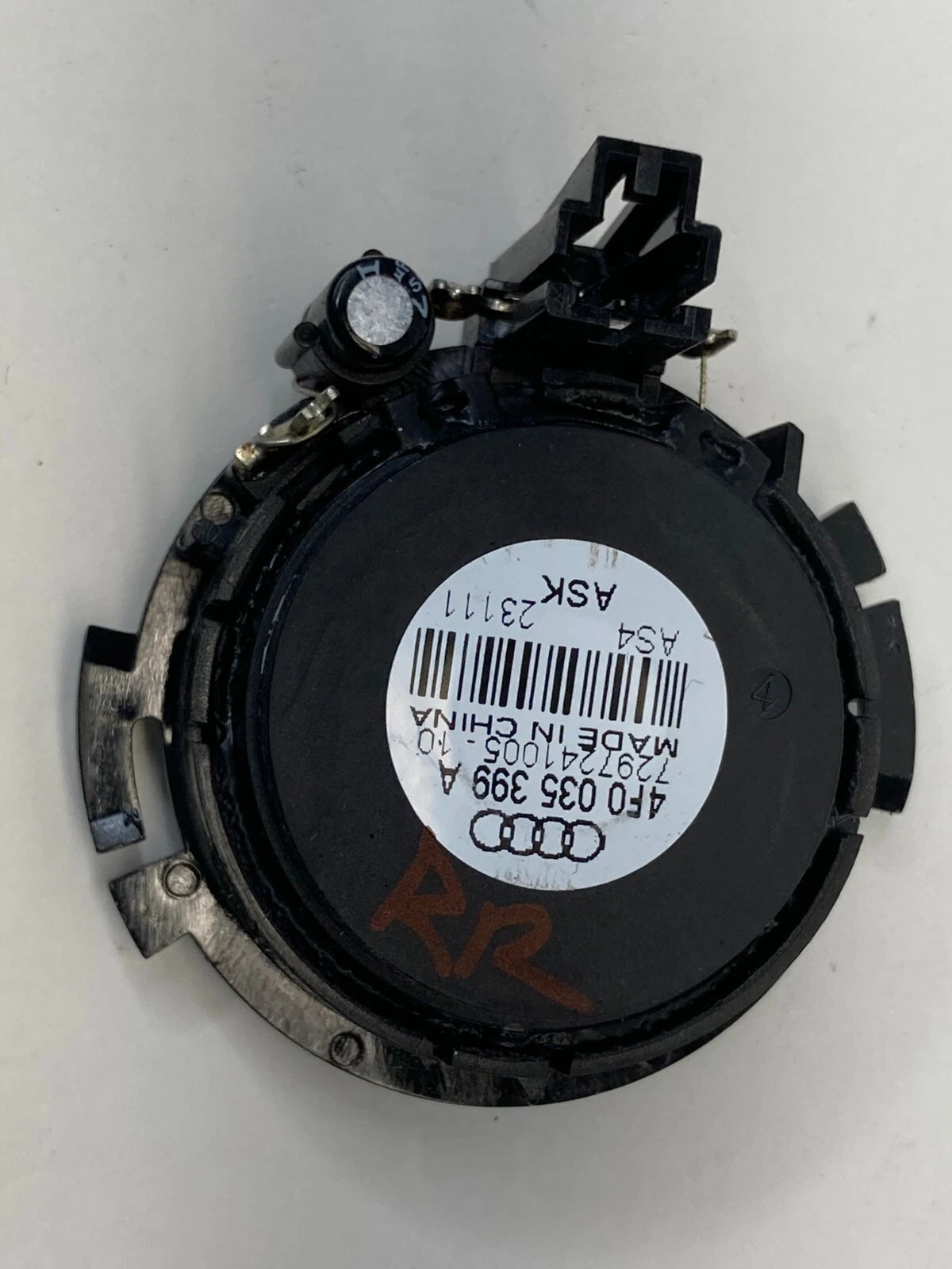 2009-2016 AUDI A4 QUATTRO REAR RIGHT DOOR TWEETER SPEAKER OEM FACTORY 4F0035399A