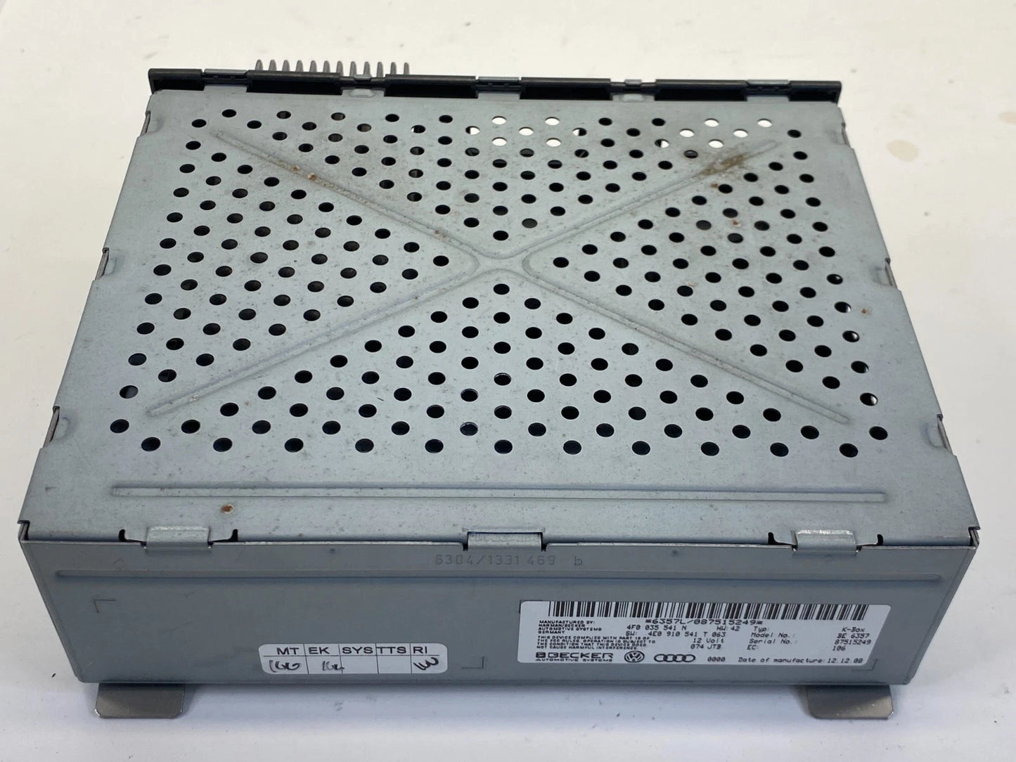 2008 2009 AUDI A5 QUATTRO AUDIO CD RADIO TUNER RECEIVER 4F0-035-541-N OEM