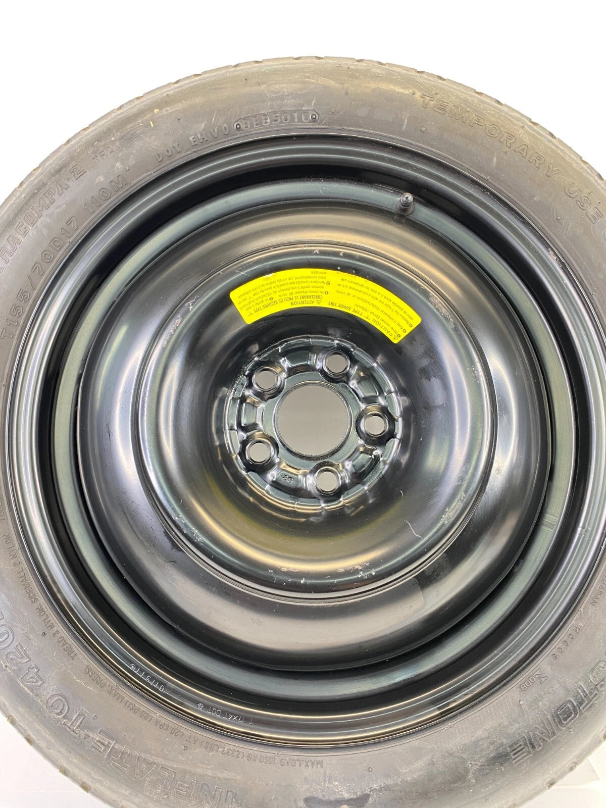 2009-2013 SUBARU FORESTER SPARE TIRE RIM WHEEL COMPACT DONUT T155/70D17 110M