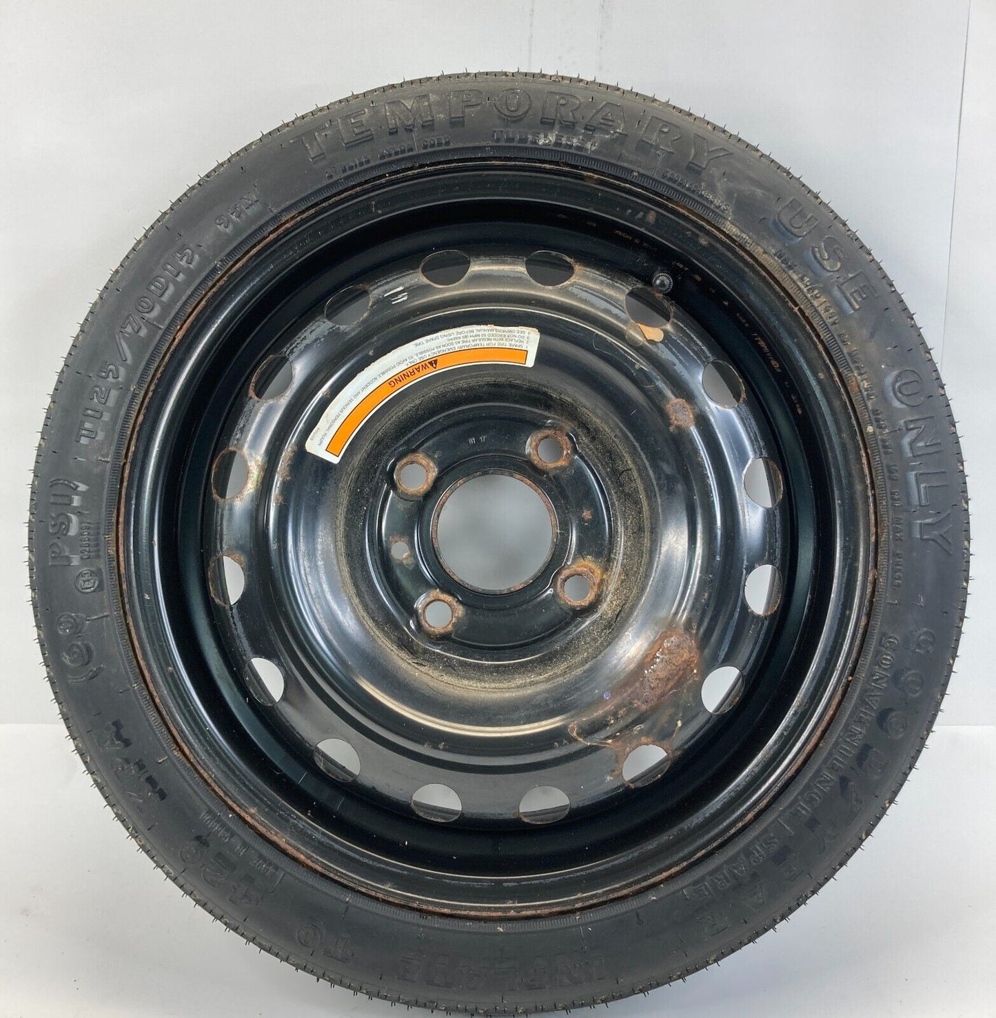 2007-2012 Nissan Versa Emergency Spare Tire Compact Donut T125/70D15 EN17A