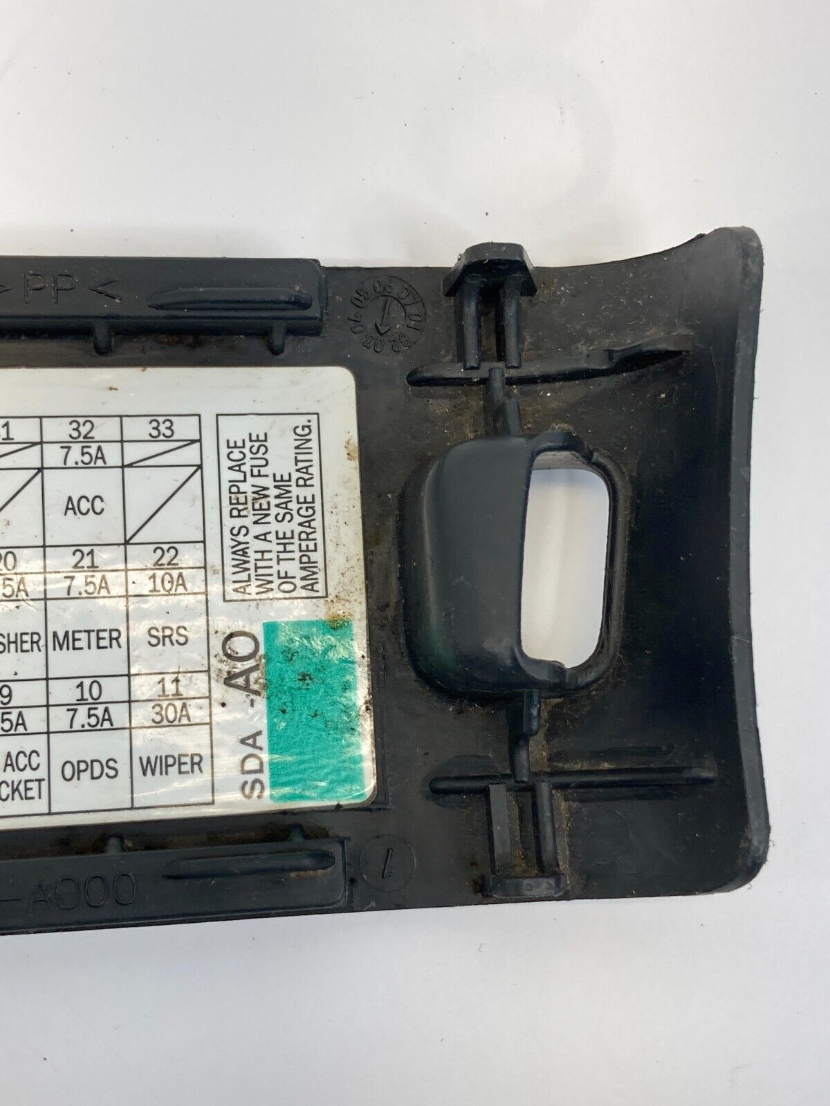 03-07 Honda Accord COUPE Inner Pillar Fuse Box Cover Lid Bezel Trim 83162-SDA