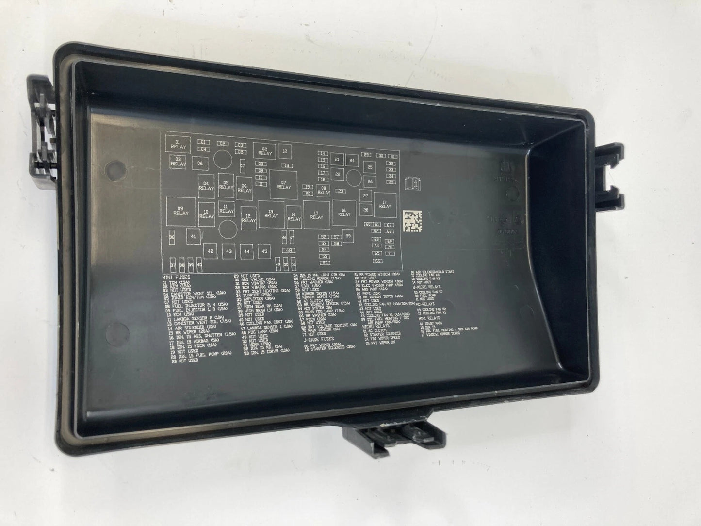 2011-2014 CHEVROLET CRUZE 1.4L ENGINE FUSE BOX RELAY COVER CAP 812461952 OEM