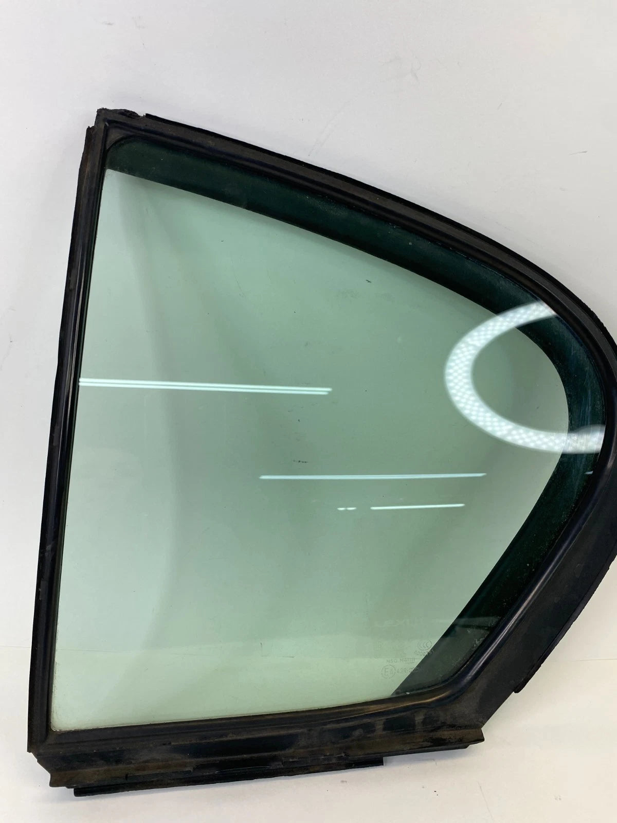 2007-2011 LEXUS GS350 SEDAN REAR LEFT SIDE BACK DOOR QUARTER WINDOW GLASS OEM