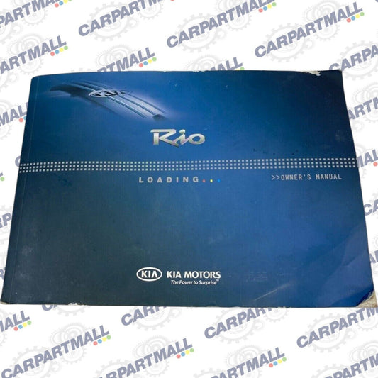 2011 11 Kia Rio5 Hatchback Owners Owner's Manual Guide Book OEM