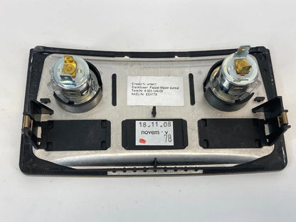 2009 BMW 535I XDRIVE REAR CONSOLE DUAL 12V POWER OUTLET LIGHTER 695114905 OEM