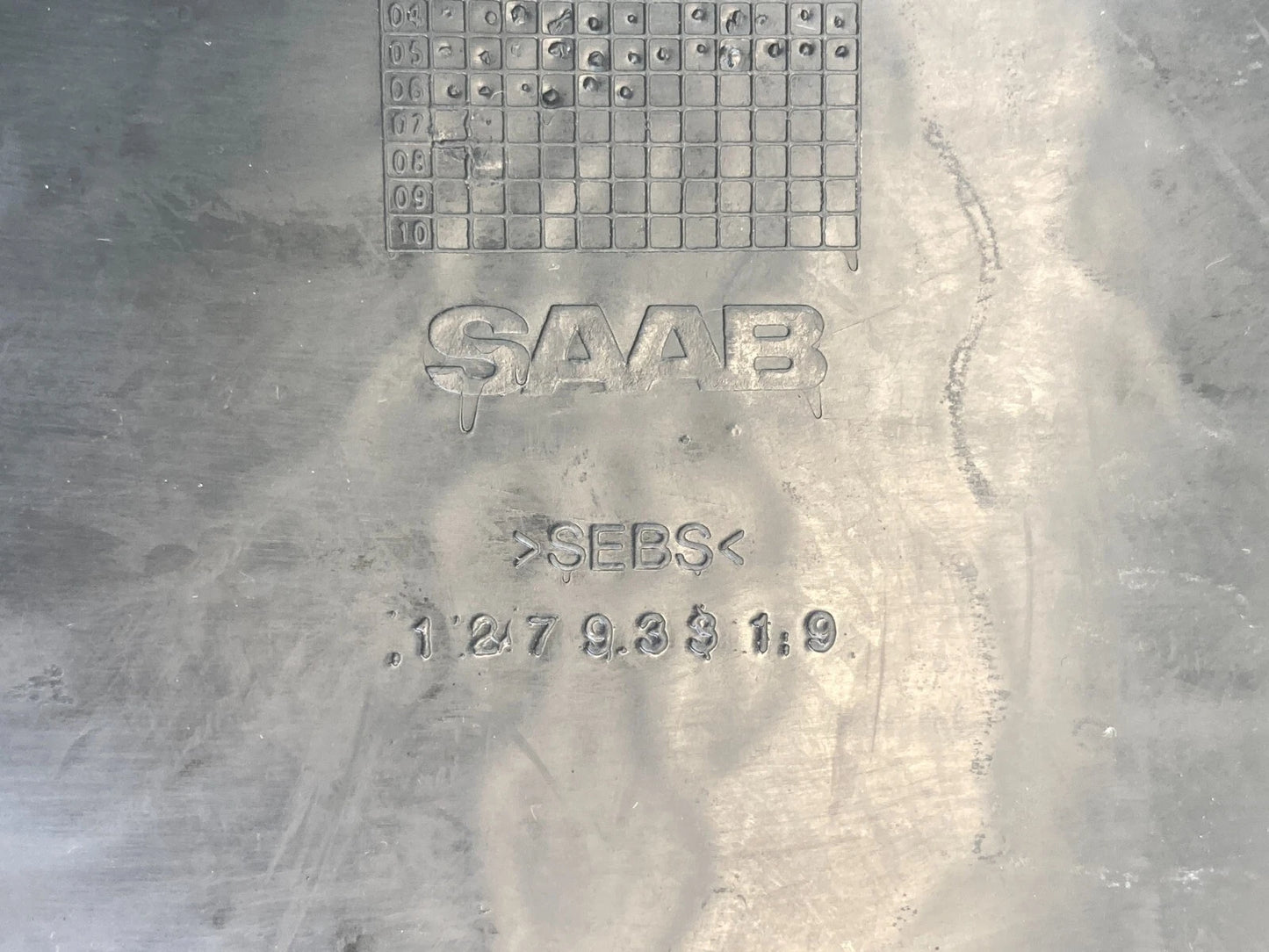 2003-2011 SAAB 9-3 93 GLOVE BOX STORAGE CONSOLE MAT LINER INSERT RUBBER 12793319