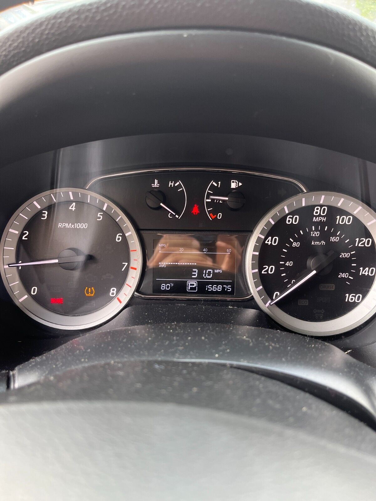 2014-2016 Nissan Sentra Dash Instrument Cluster Speedometer Gauges 156.875 Miles