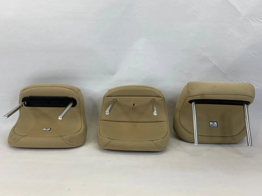 2012-2014 HYUNDAI ACCENT SET OF 3 CLOTH BENCH SEAT HEADREST SET REAR OEM FACTORY